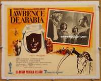 c505 LAWRENCE OF ARABIA linen Mexican movie lobby card '62 David Lean