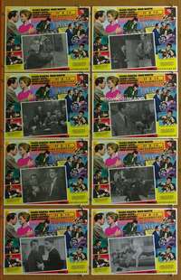 c278 OCEAN'S 11 8 Mexican movie lobby cards '60 classic Rat Pack!