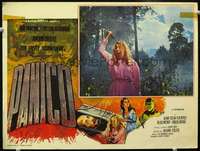 c540 PANICO Mexican movie lobby card '66 Ana Martin, wild horror!