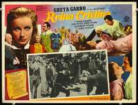 c552 QUEEN CHRISTINA Mexican movie lobby card R50s Greta Garbo