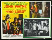 c562 RIO LOBO Mexican movie lobby card '71 Give 'em Hell, John Wayne!