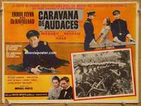 c570 SANTA FE TRAIL Mexican movie lobby card R50s Flynn, De Havilland