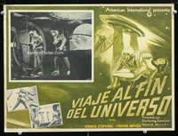 c617 VOYAGE TO THE END OF THE UNIVERSE Mexican movie lobby card '64