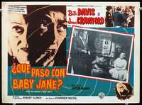 c622 WHAT EVER HAPPENED TO BABY JANE? Mexican movie lobby card '62