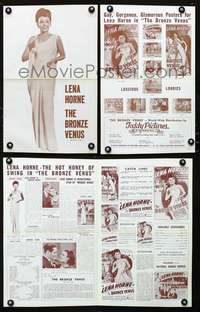 c021 BRONZE VENUS movie pressbook R40s great Lena Horne image!