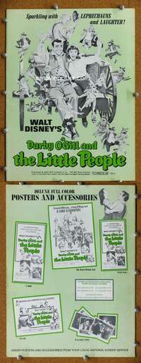 c052 DARBY O'GILL & THE LITTLE PEOPLE movie pressbook R69 Connery