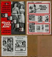 c089 GOD'S LITTLE ACRE movie pressbook '58 Robert Ryan, Tina Louise