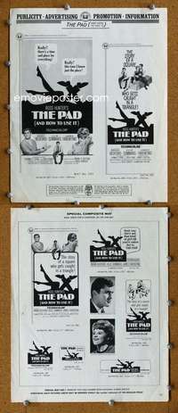 c179 PAD movie pressbook '66 Ross Hunter, Brian Bedford, wild!