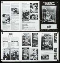 c194 RABID movie pressbook '77 Marilyn Chambers, Cronenberg