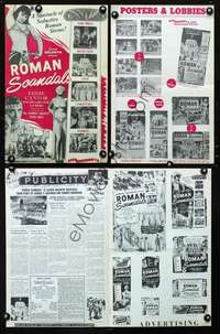 c203 ROMAN SCANDALS movie pressbook R46 Eddie Cantor, Etting