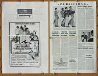c265 YELLOW SUBMARINE Spanish/U.S. movie pressbook '68 The Beatles!
