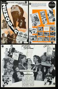 c269 ZENOBIA movie pressbook R40s Oliver Hardy, Langdon