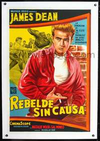 d319 REBEL WITHOUT A CAUSE Argentinean R60s Nicholas Ray, art of smoking bad teen James Dean!