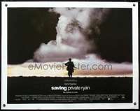 d083 SAVING PRIVATE RYAN linen British quad movie poster '98 Tom Hanks, Spielberg