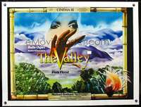 d327 VALLEY OBSCURED BY CLOUDS linen advance 30x40 movie poster '72 Pink Floyd