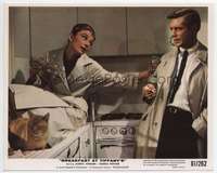 d027 BREAKFAST AT TIFFANY'S color 8x10 movie still '61 Hepburn drunk!