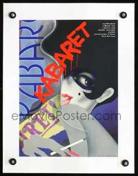 d113 CABARET linen Czechoslovakian 11x15 movie poster 1989 best different art!
