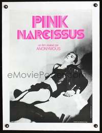 d210 PINK NARCISSUS linen French 17x24 movie poster '71 sex fantasy!