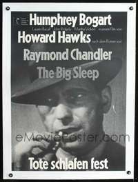 d145 BIG SLEEP linen German movie poster R72 best Humphrey Bogart!