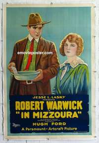 d469 IN MIZZOURA linen one-sheet movie poster '19 Missouri stone litho!