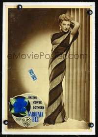 d178 BLUE GARDENIA linen Italian 13x18 photobusta movie poster '53 Baxter