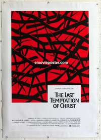 d502 LAST TEMPTATION OF CHRIST linen one-sheet movie poster '88 Scorsese
