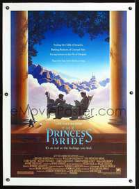 d550 PRINCESS BRIDE linen one-sheet movie poster '87 Rob Reiner classic!