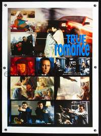 d095 TRUE ROMANCE linen Swedish movie poster '93 best different image!