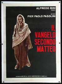 f076 GOSPEL ACCORDING TO ST. MATTHEW Italian 1p R70s Pasolini's Il Vangelo secondo Matteo