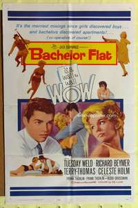 h040 BACHELOR FLAT one-sheet movie poster '62 Tuesday Weld, Richard Beymer