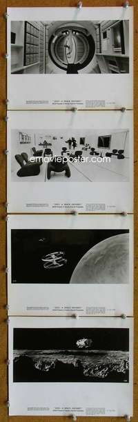 k041 2001: A SPACE ODYSSEY 10 8x10 movie stills R74 Kubrick, Cinerama!