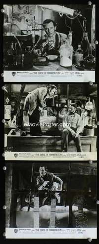 k507 CURSE OF FRANKENSTEIN 3 7.75x9.25 movie stills '57 Cushing