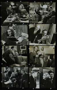 k074 EX-MRS. BRADFORD 8 7x9 movie stills '36 William Powell, Arthur