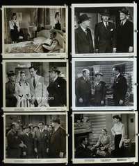 k189 FALCON STRIKES BACK 6 8x10 movie stills '43 detective Tom Conway