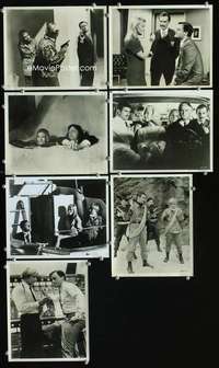 k139 HELICOPTER SPIES 7 8x10 movie stills '67 Robert Vaughn, UNCLE!