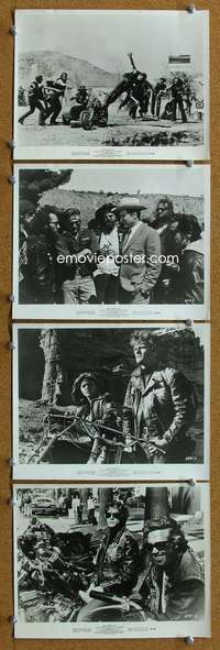 k349 HELL'S ANGELS '69 4 8x10 movie stills '69 Las Vegas bikers!