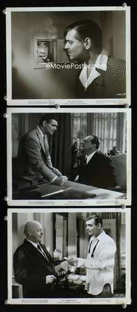 k539 HUCKSTERS 3 8x10.25 movie stills '47 Clark Gable, Edward Arnold