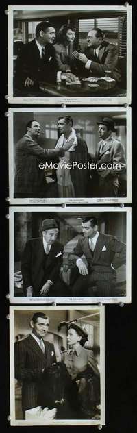 k369 HUCKSTERS 4 8x10 movie stills '47 Clark Gable, Kerr, Gardner