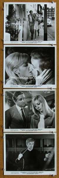 k376 INTERLUDE 4 8x10 movie stills '68 Oskar Werner, Barbara Ferris