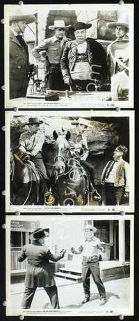 k549 KID FROM AMARILLO 3 8x10 movie stills '51 Starrett, Durango Kid!