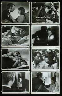 k088 KLUTE 8 8x10 movie stills '71 Jane Fonda, Donald Sutherland