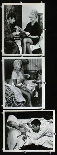 k628 VERY PRIVATE AFFAIR 3 8x10 movie stills '62 sexy Brigitte Bardot!
