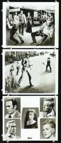 k629 WARLOCK 3 8x10 movie stills '59 Henry Fonda, Richard Widmark