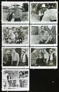 k173 WYOMING ROUNDUP 7 8x10 movie stills '52 Wilson, Phyllis Coates
