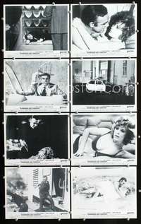 k072 DIAMONDS ARE FOREVER 8 English Front of House lobby card movie stills R70s Bond!