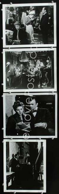 k327 GASLIGHT 4 deluxe Swedish movie stills '44 Ingrid Bergman, Cotton