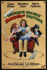 m010 ADVENTURE OF SHERLOCK HOLMES' SMARTER BROTHER one-sheet movie poster '75