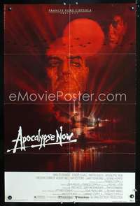m036 APOCALYPSE NOW one-sheet movie poster '79 Marlon Brando, Francis Ford Coppola, Bob Peak art!