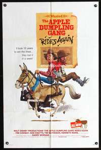 m038 APPLE DUMPLING GANG RIDES AGAIN one-sheet movie poster '79 Don Knotts