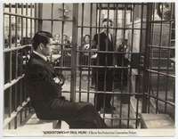 n070 BORDERTOWN 7.5x9.5 movie still '35 Paul Muni in jail in court!